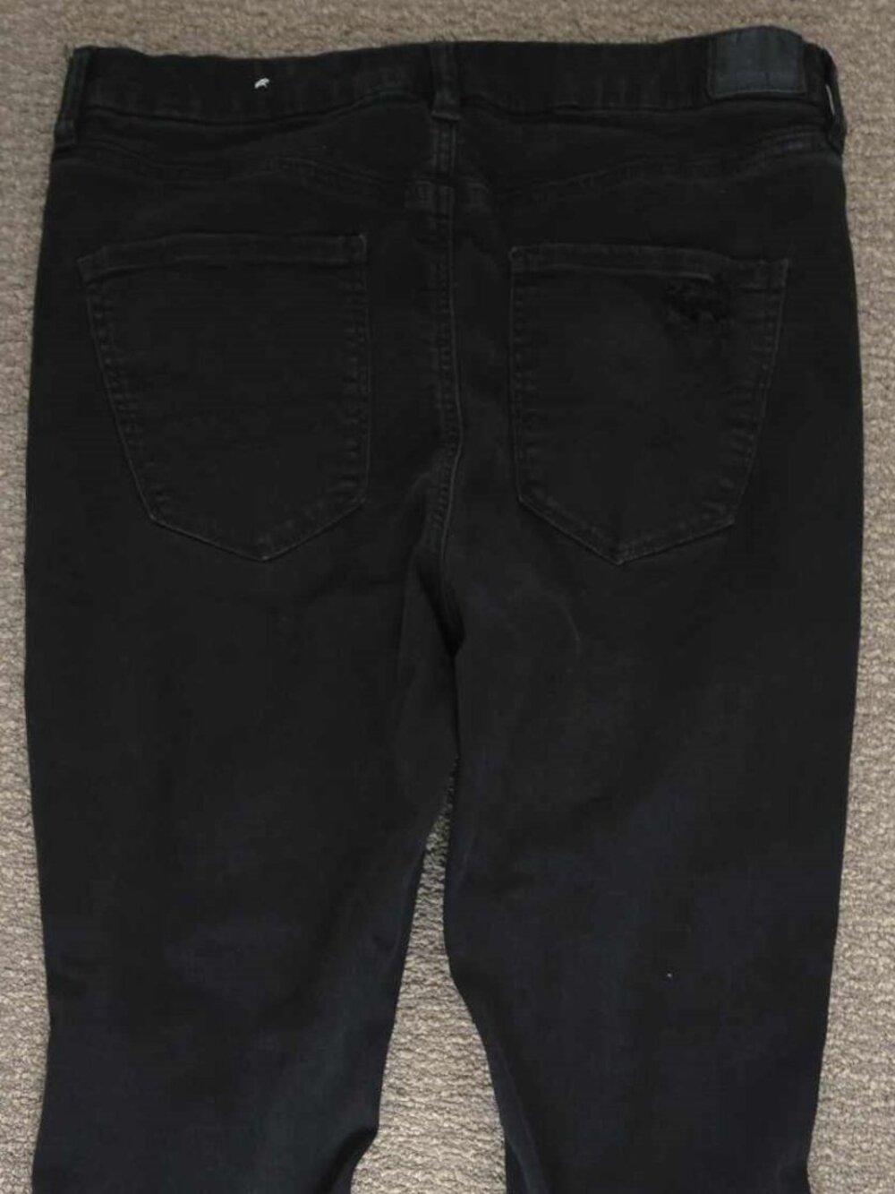 American Eagle AE Curvy High Rise Jegging Next Level Stretch Black Jeans 14 Reg